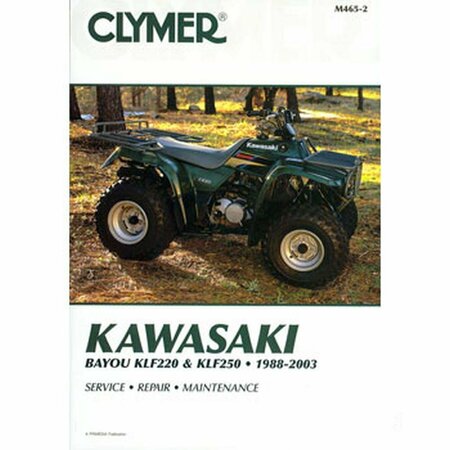 AFTERMARKET Clymer ATV Manual  Fits Kawasaki A-M465-3-AI